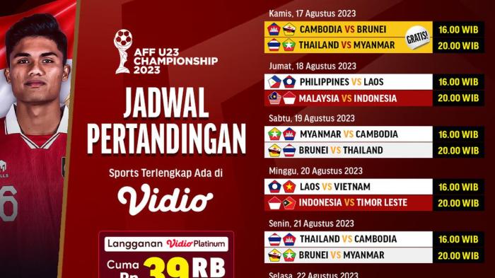 Jadwal Timnas dan Event Olahraga Nasional