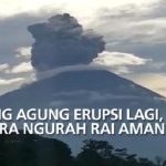 Gunung Meletus, Bandara Bali Lumpuh Sementara