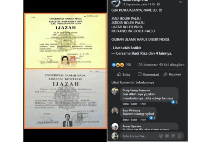 Berita UGM Buktikan Soal Keanehan Ijazah Jokowi Terbaru Hari Ini ... Jokowi Minta Pemeriksaan Ijazah Dilakukan di Solo, Ini Alasannya