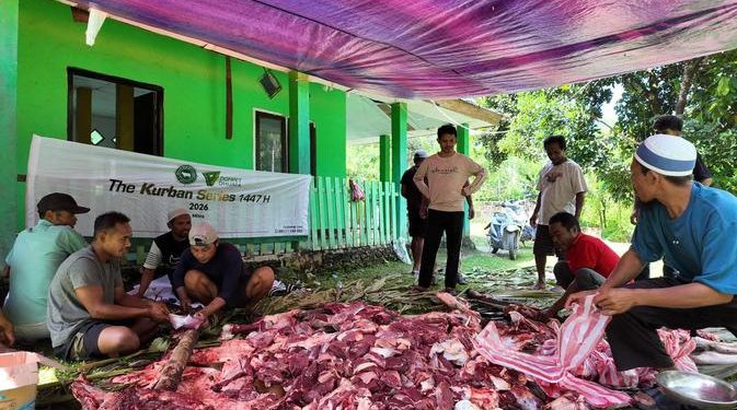 Senyum Bahagia Penerima Manfaat Hewan Kurban