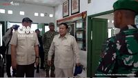 Momen Prabowo Bertemu Prajurit TNI di Pos Terluar Miangas