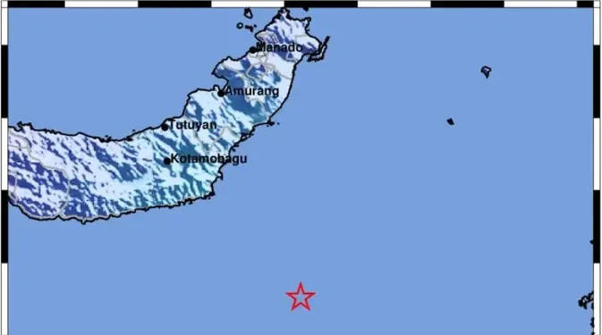 Gempa 5,7 di Bolaang Mongondow Timur, Warga Dihimbau untuk Waspada