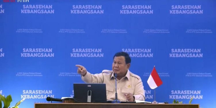 Prabowo Reuni Para Cendekiawan Kampus untuk Satgas Baru, Apa yang Terjadi?