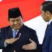 Prabowo Hormati Jokowi di Acara HUT ke-80 Bhayangkara