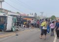 Detik-detik Kecelakaan Fatal di Sibolangit Sumut Diduga Karena Rem Tidak Berfungsi