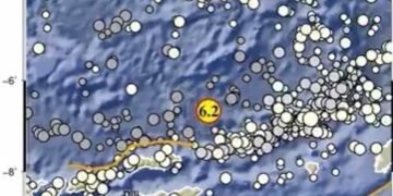 Gempa Magnitudo 6,2 Guncang Maluku Barat Daya Tanpa Potensi Tsunami