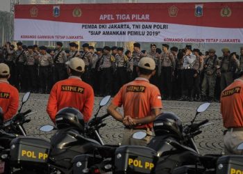 Aparat Gabungan Dikerahkan Kawal Aksi 29 September di Jakarta Sebanyak 17628 Orang