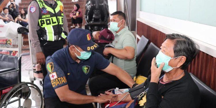 Polisi Sediakan Layanan Kesehatan untuk Penumpang di Bandara Soekarno-Hatta