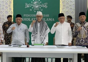Gus Mus JK Ma’ruf Amin dan Istri Gus Dur dalam Perbincangan Penting