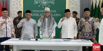 Gus Mus JK Ma’ruf Amin dan Istri Gus Dur dalam Perbincangan Penting