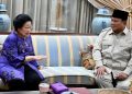 Prabowo Bertemu Megawati untuk Sampaikan Duka atas Wafatnya Guruh Soekarnoputra