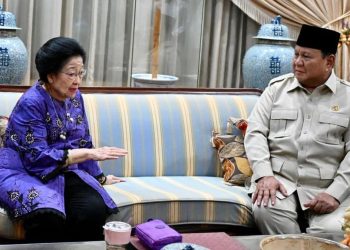 Prabowo Bertemu Megawati untuk Sampaikan Duka atas Wafatnya Guruh Soekarnoputra