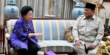 Prabowo Bertemu Megawati untuk Sampaikan Duka atas Wafatnya Guruh Soekarnoputra