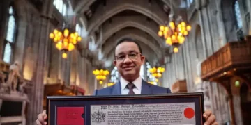 Anies Baswedan Dapat Penghargaan Kebebasan Kota London
