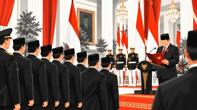 9 Pejabat Baru Dilantik Hasil Reshuffle Kabinet Prabowo