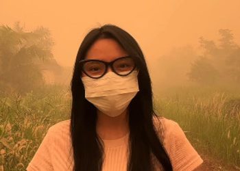 Langit Menguning dan Kabut Asap yang Semakin Tebal