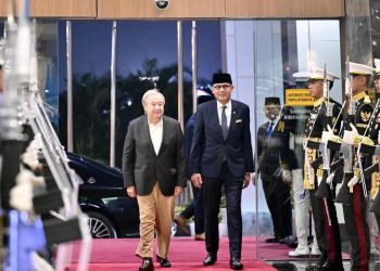 Sekjen PBB Bertemu Presiden Prabowo Setelah Tiba di Indonesia