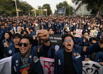 Aksi Mahasiswa Trisakti di Jakarta