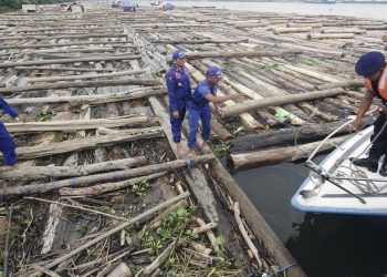 TNI AL Amankan 2 Kapal yang Menyembunyikan 8 Ribu Kayu Ilegal di Pulau Buru