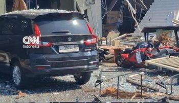 Penampakan Ruko Pakuwon City Setelah Ledakan, 5 Orang Terluka