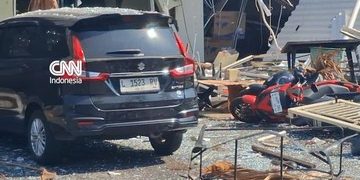 Penampakan Ruko Pakuwon City Setelah Ledakan, 5 Orang Terluka