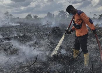 Bandara H Asan Sampit Tutup Total Bulan Oktober Karena Asap Kebakaran Hutan dan Lahan